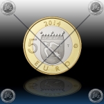 5 EVRO FINSKA 2014 "Animals of the Provinces - Savonia" UNC